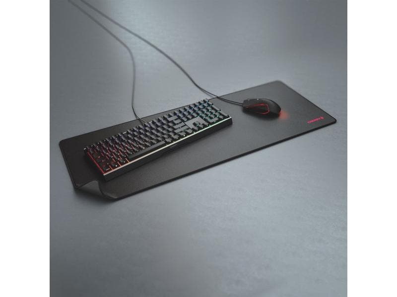 Cherry Mausmatte MP 2000 Premium XXL Schwarz Modernes Deskpad aus recyceltem Polyester