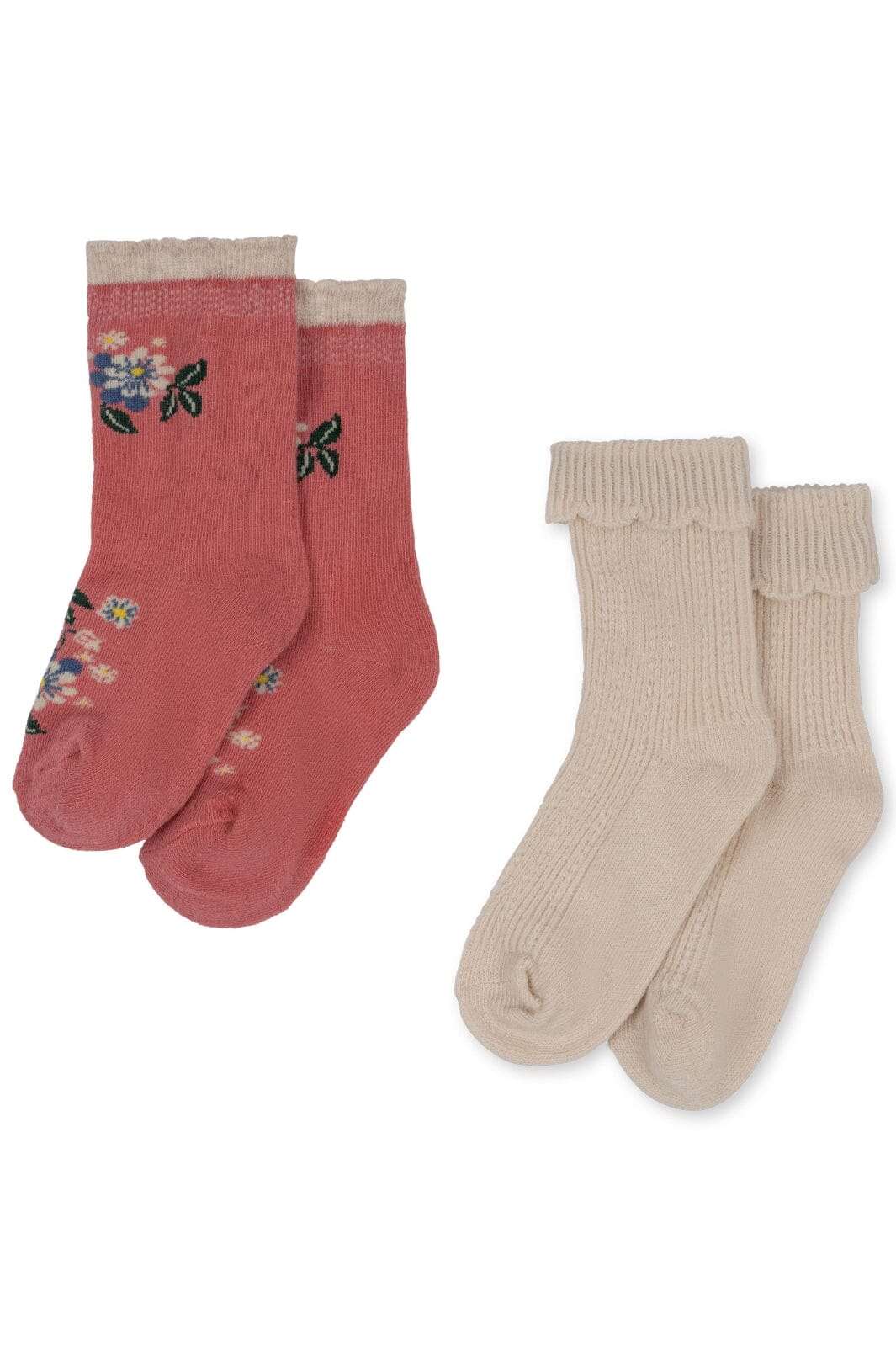 Konges Sløjd 2 Pack Jacquard Pointelle Socks