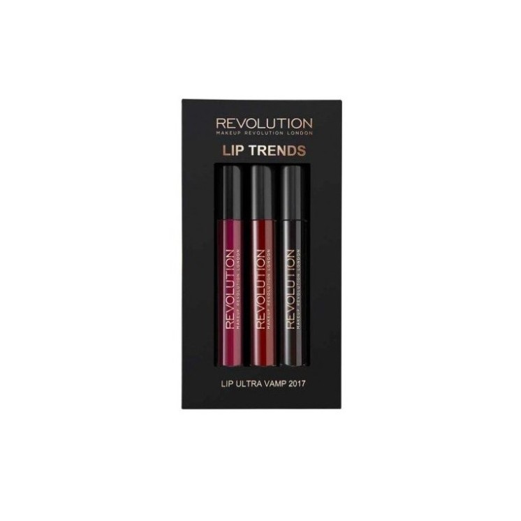 Makeup Revolution Lip Ultra Vamp 2017 Geschenkset Set mit 3 Lipglossen