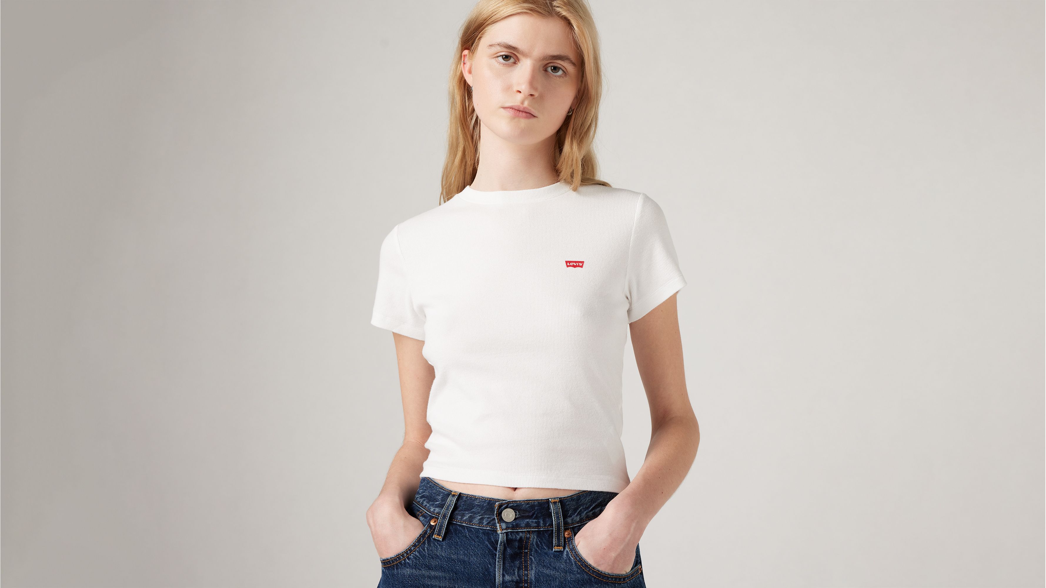 T-shirt sportif Essential - White + Cotton - Blanc