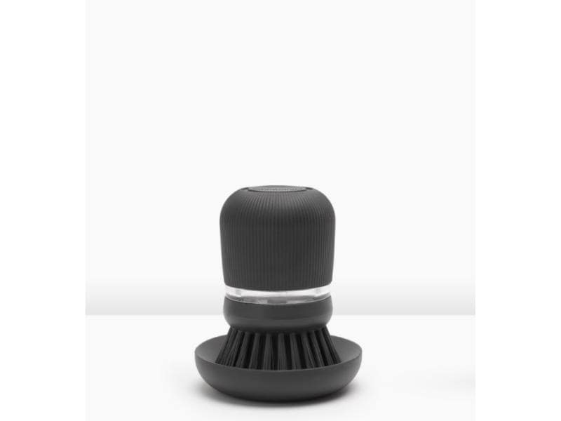 Brabantia Spülbürste mit Seifenspender Dunkelgrau Spülbürste mit integriertem Seifenspender Sink Side