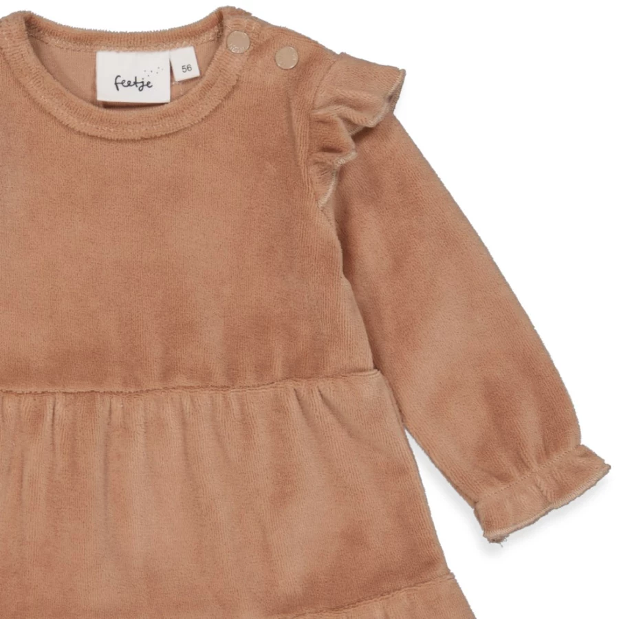 Feetje Samtkleid Falling For Your Zand