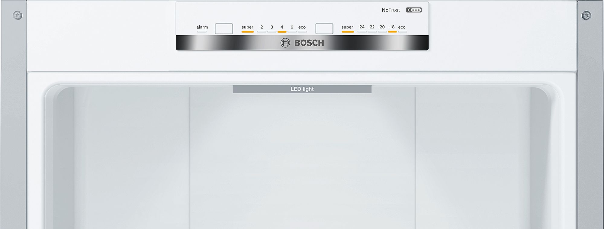 Refrigerador Combinado Independente Série 4 203 x 60 cm em Aço Inoxidável Resistente a Impressões Digitais KGN39VIDA