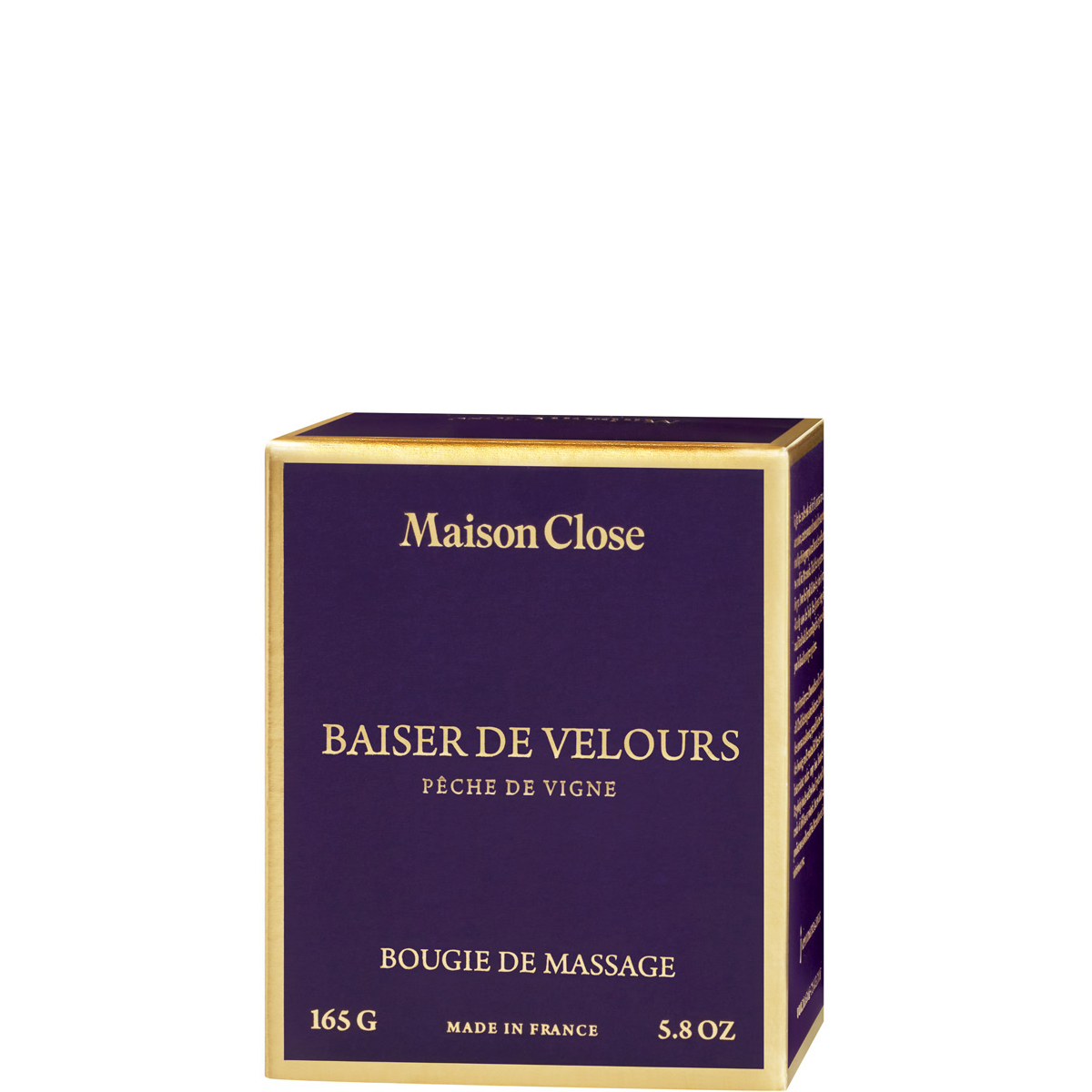 Maison Close Baiser de VeloursPêche de Vigne - Bougie de Massage