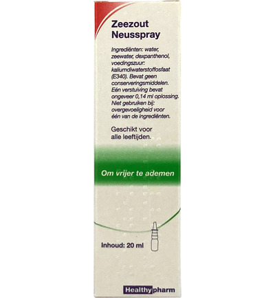 Healthypharm Zeezout Neusspray (20 ml)