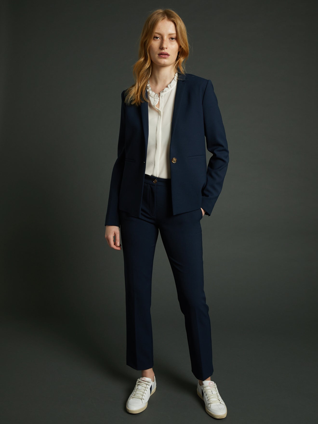 Pantalon cigarette femme
