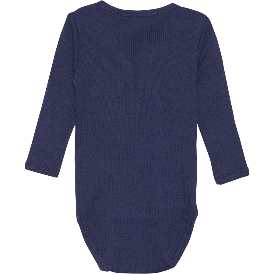 Minymo Wickelbody Rib Dark Navy