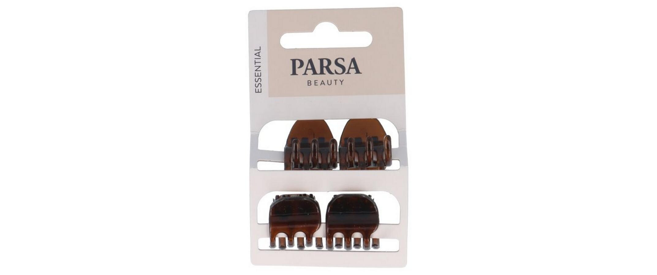 Haarklemme klein Havanna 4 StückStilvolle Clips für jeden Look