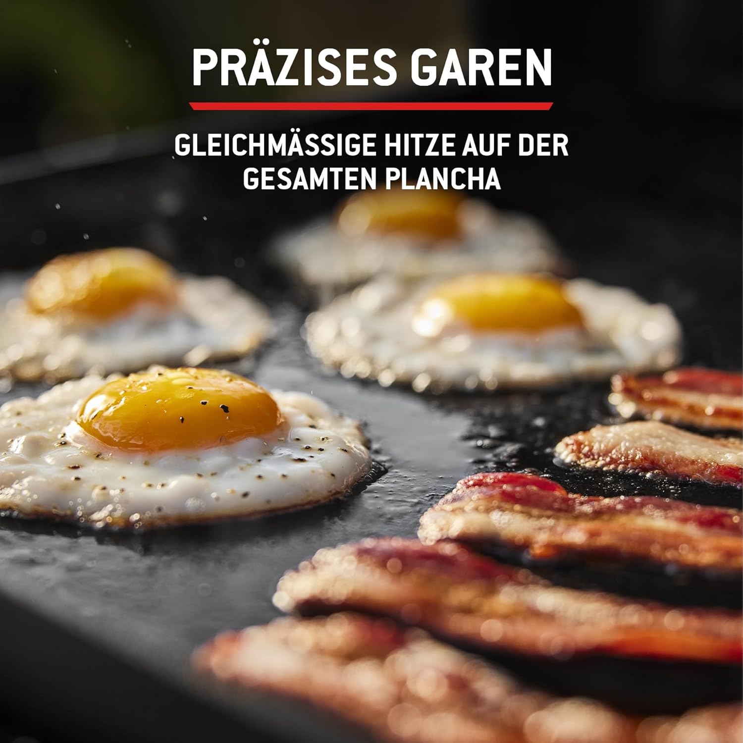 Weber Slate GP 56cm Premium Plancha Grill / 2 Brenner, Gleichmäßige Hitze bis zum Rand, Bis zu 260 °C, Porzellanemaillierte Antihaft-Grillfläche (56 x 41 cm), Höhenverstellbare Füße, Schwarz