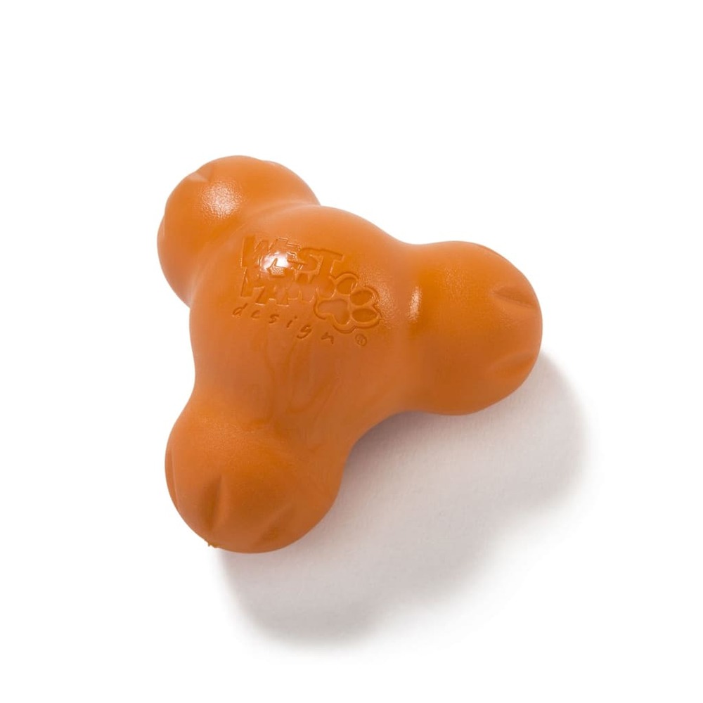Jouet pour chiens avec zogoflex tux orange mandarine s
