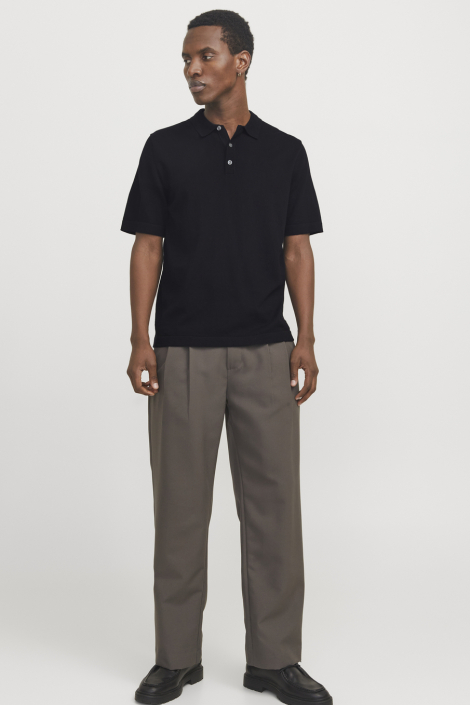 Jack & Jones zwarte heren polo