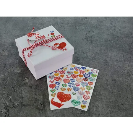 Avery Zweckform Z-Design Deko Sticker, Herzen, 2 Bogen/78 Sticker