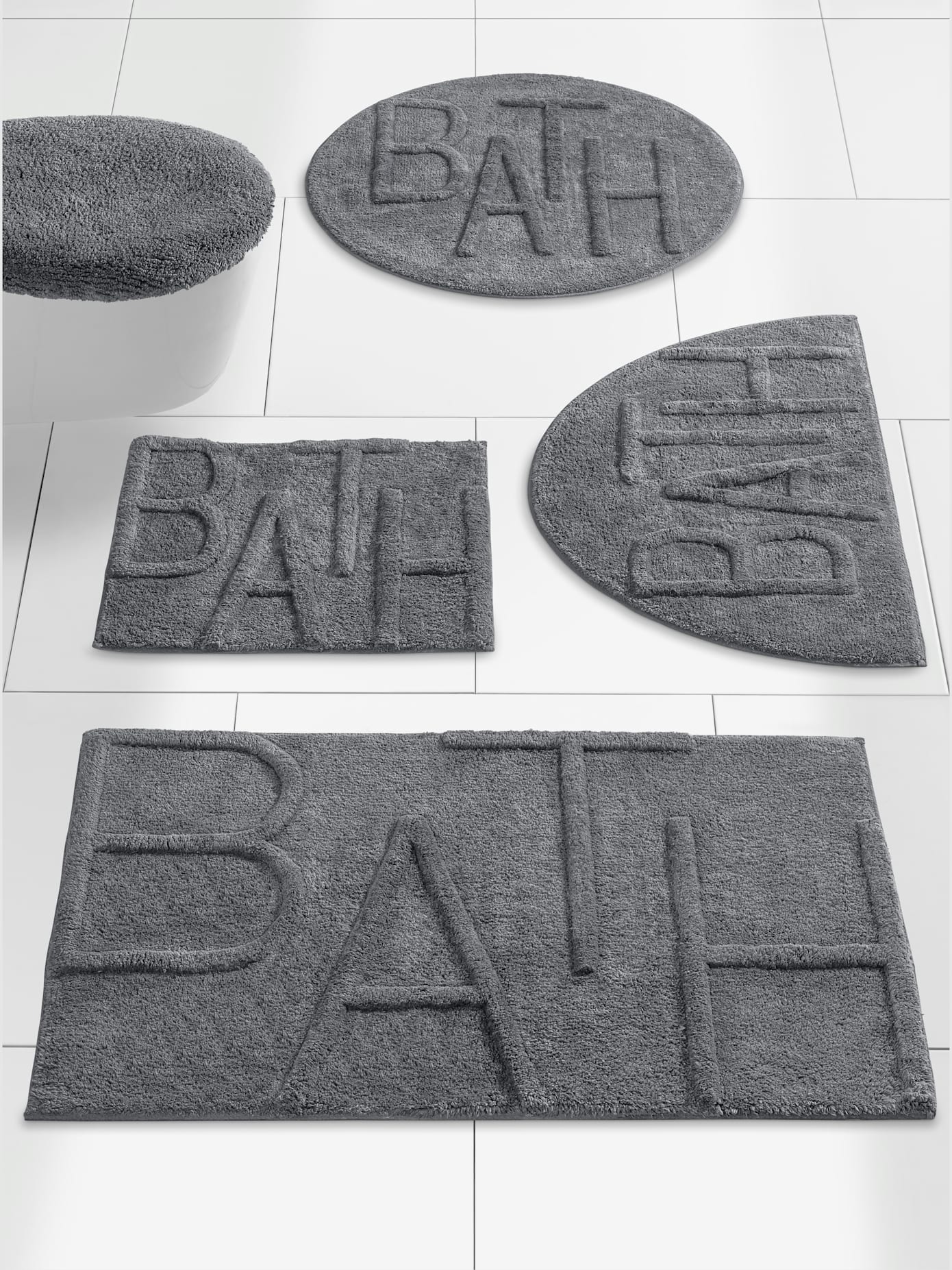 Tapis de bain coton recyclé