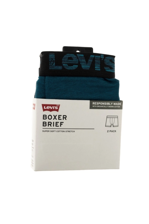 Calecons et slips levi's® optical illusion boxer brief organic co 020 ocean depths