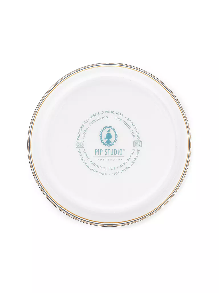 PIP STUDIO Tea Tip 9cm FLOWER FESTIVAL Light Blue hellblau