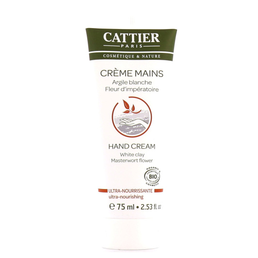 Crème mains à l'argile blanche Cattier Bio