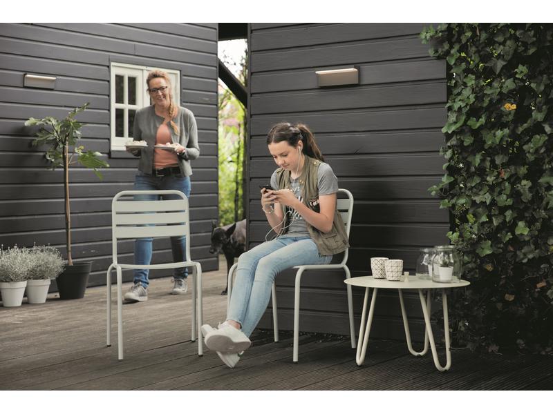 Philips myGarden LED Wandleuchte Bustan, 1000 lm, Anthrazit Leuchte für den Aussenbereich
