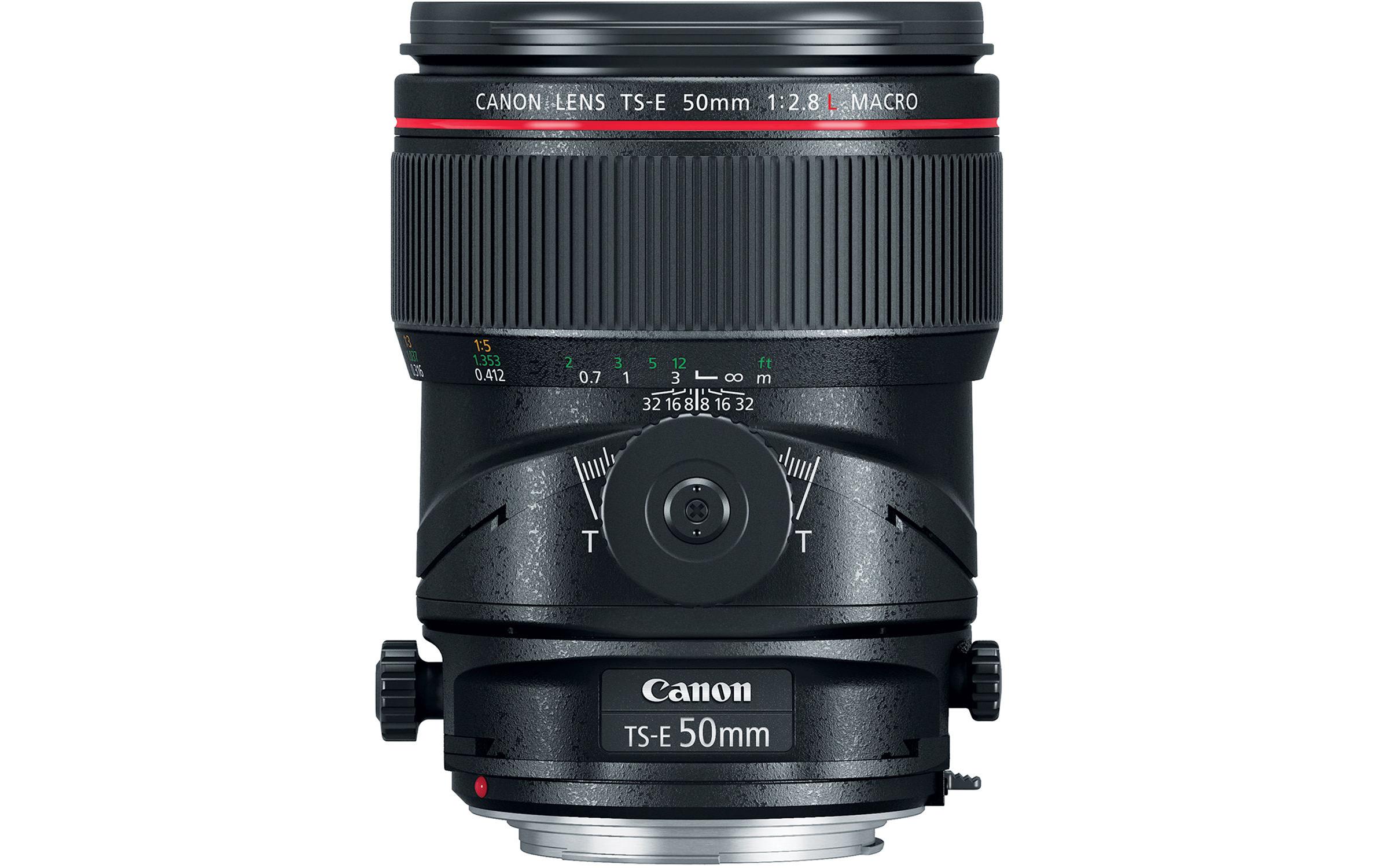 Festbrennweite TS-E 50mm F/2.8L Macro – Canon EF<br>Aussergewöhnliches Tilt- und Shift-Objektiv mit 90 mm Brennweite
