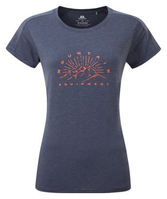 T-Shirt Technique Femme Mountain Equipment Headpoint Ray Bleu