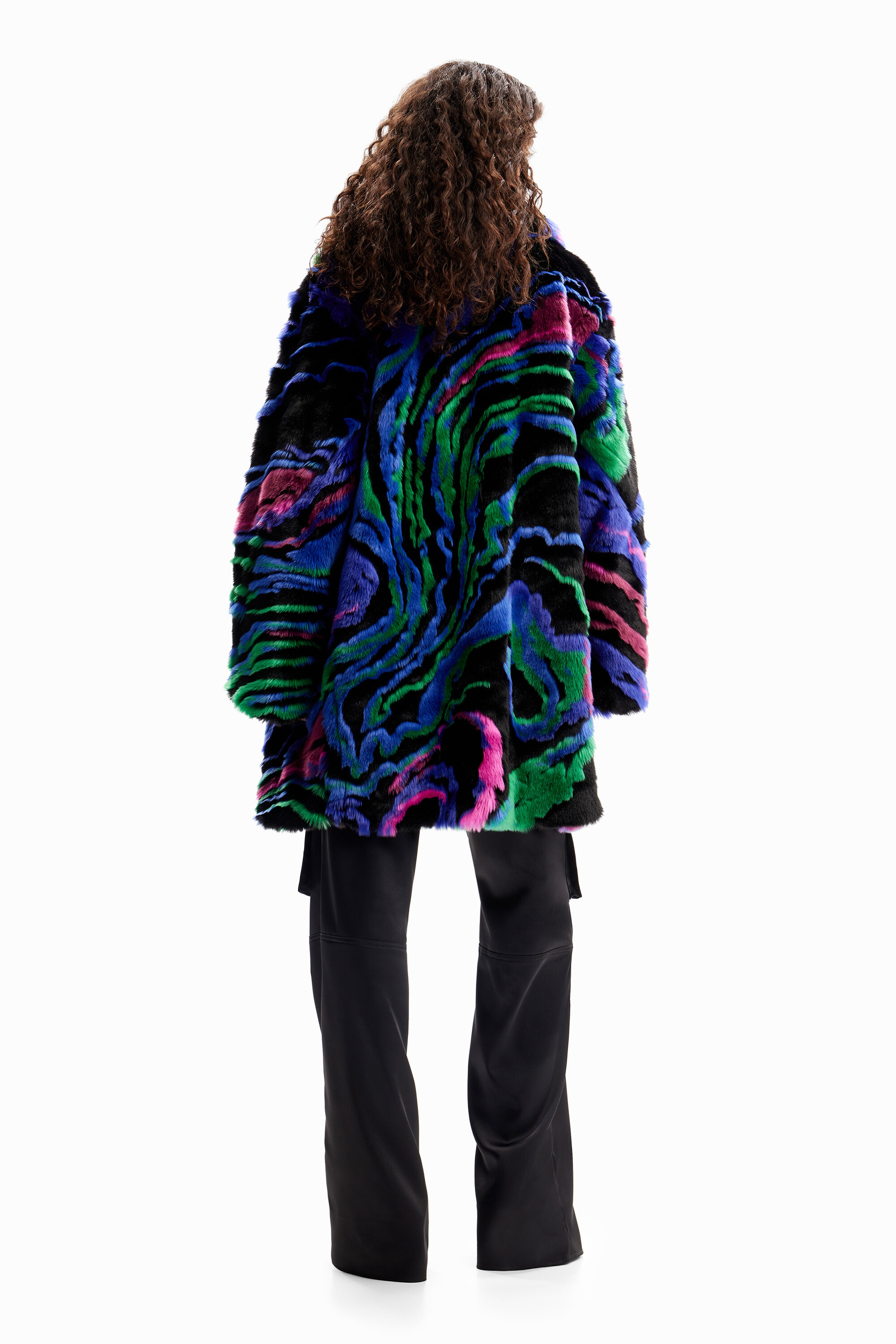 Manteau effet fourrure M. Christian Lacroix