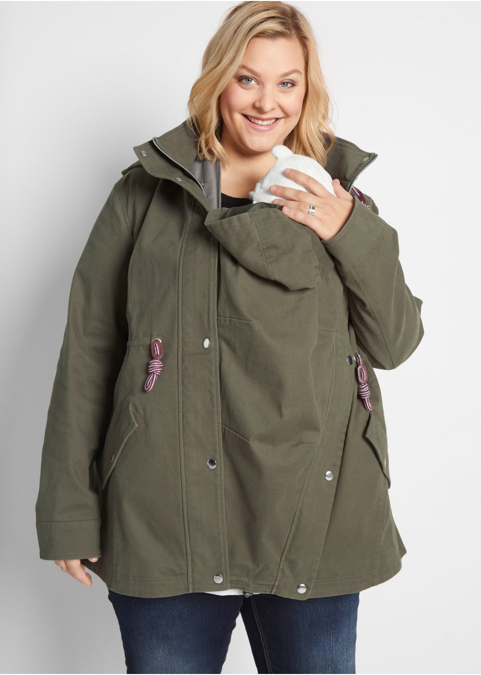 Veste de grossesse et de portage pour la mi-saison