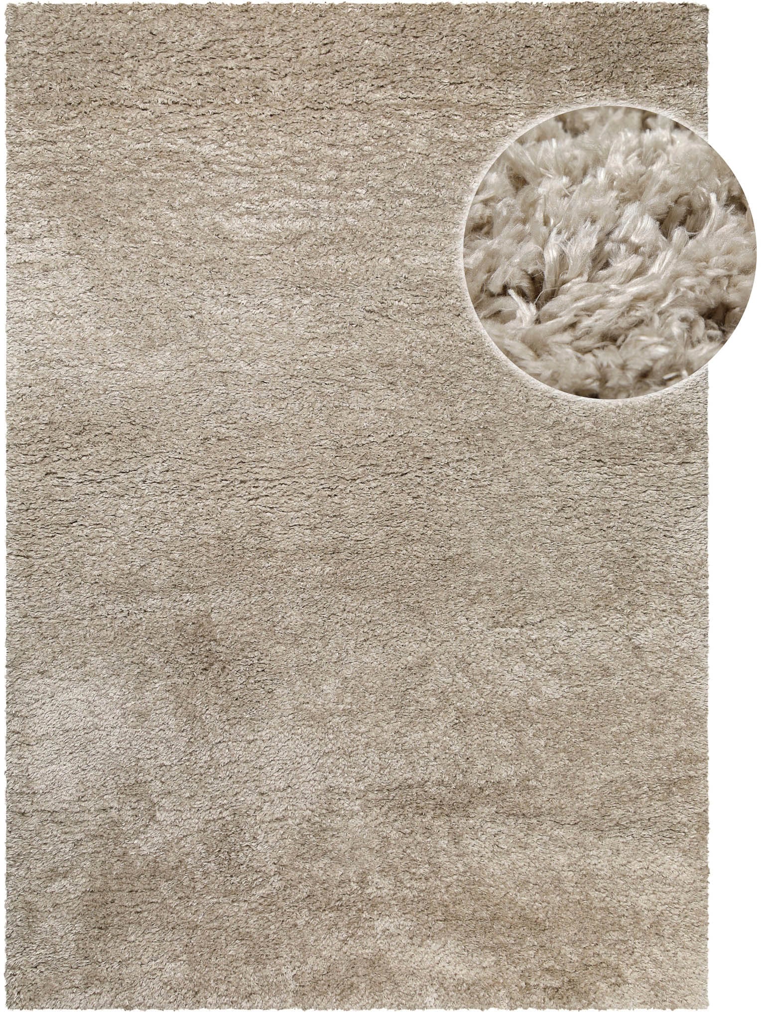 GOODproduct Hochflor-Teppich »Saul« rechteckig 50 mm Höhe dichter weicher Langflor, mit Glanz, Shaggy, uni farben, Wohnzimmer
