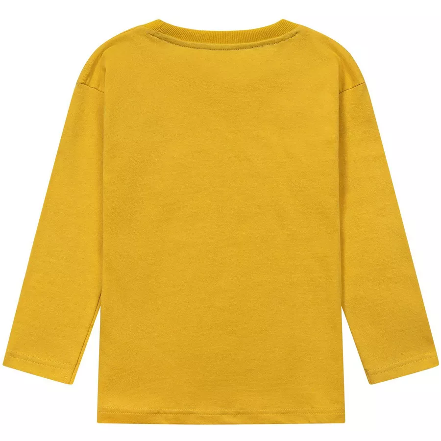 MINOTI 3er-Pack Longsleeves SchwarzWeißGelb