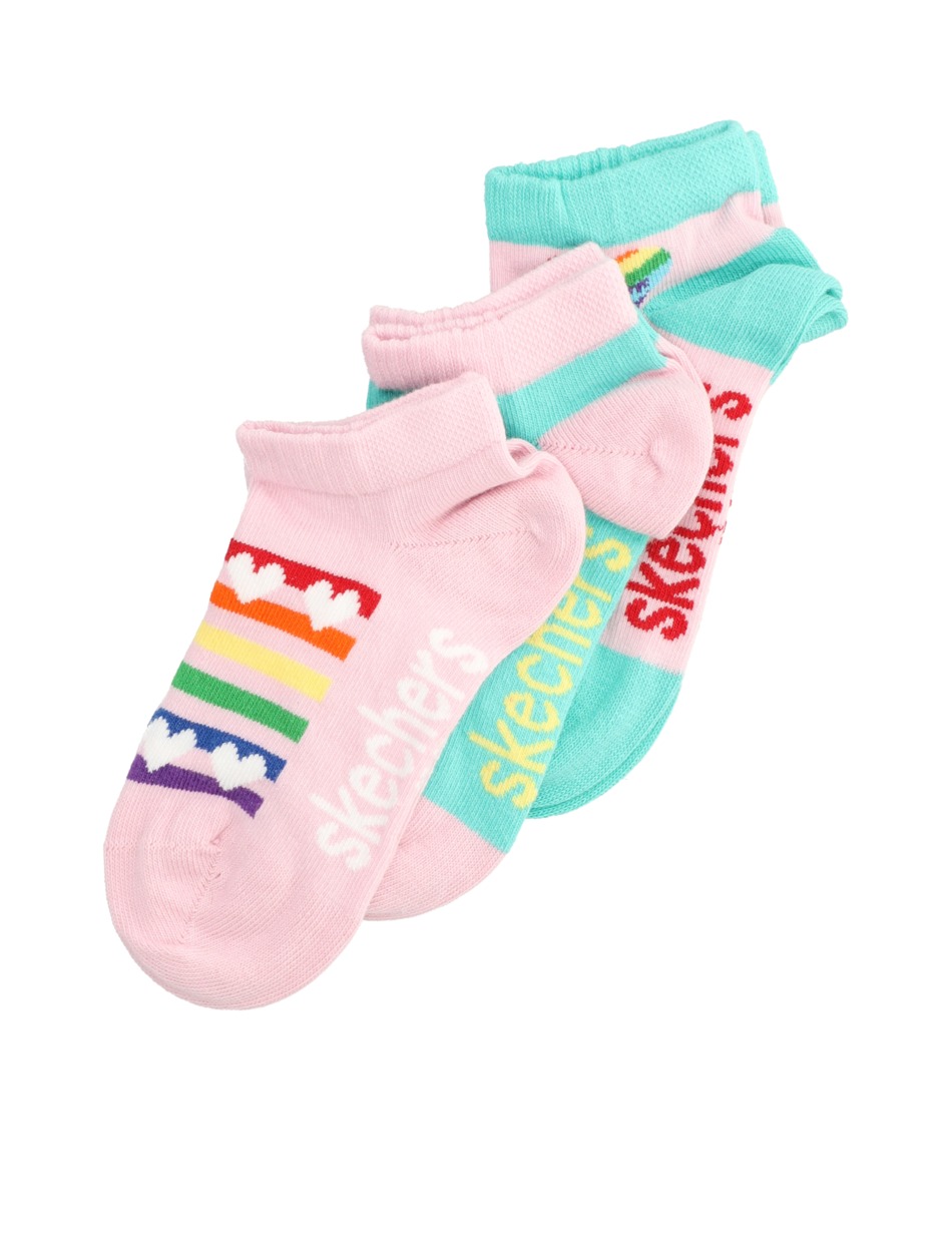 GIRLS CASUAL PATTERNED SNEAKER 3P