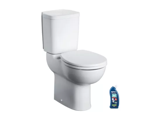 WC à poser PMR sortie horizontale PORCHER Matura 2 + nettoyant
