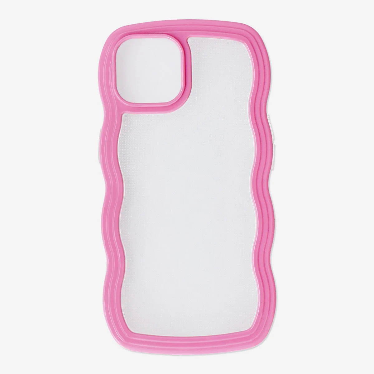 Pink bølget cover til Iphone 15