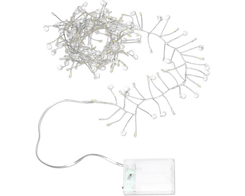 LED-lichtsnoer Perle Lafiora 1,8 m + 0,3 m aansluitdraad 100 LED's warm wit licht