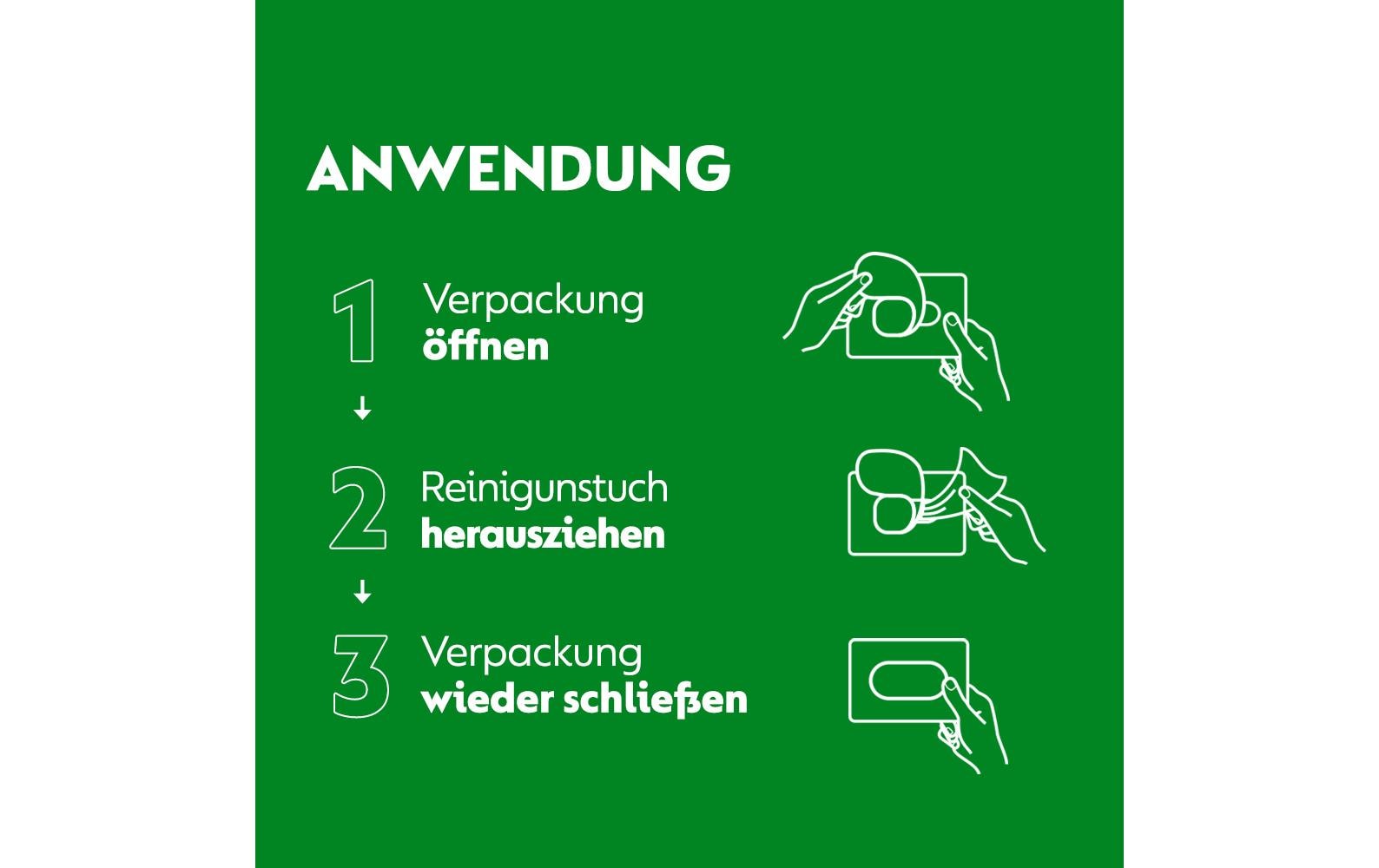 Desinfektionstücher 2 in 1 15 StückDesinfektionsmittel für Hände und Oberflächen