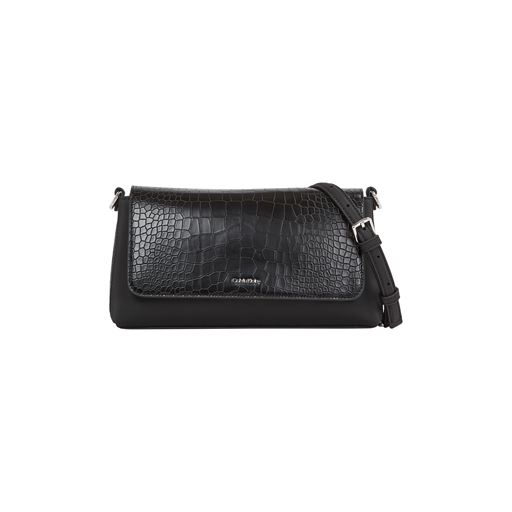 Calvin Klein Must Skuldertaske, Black Croco