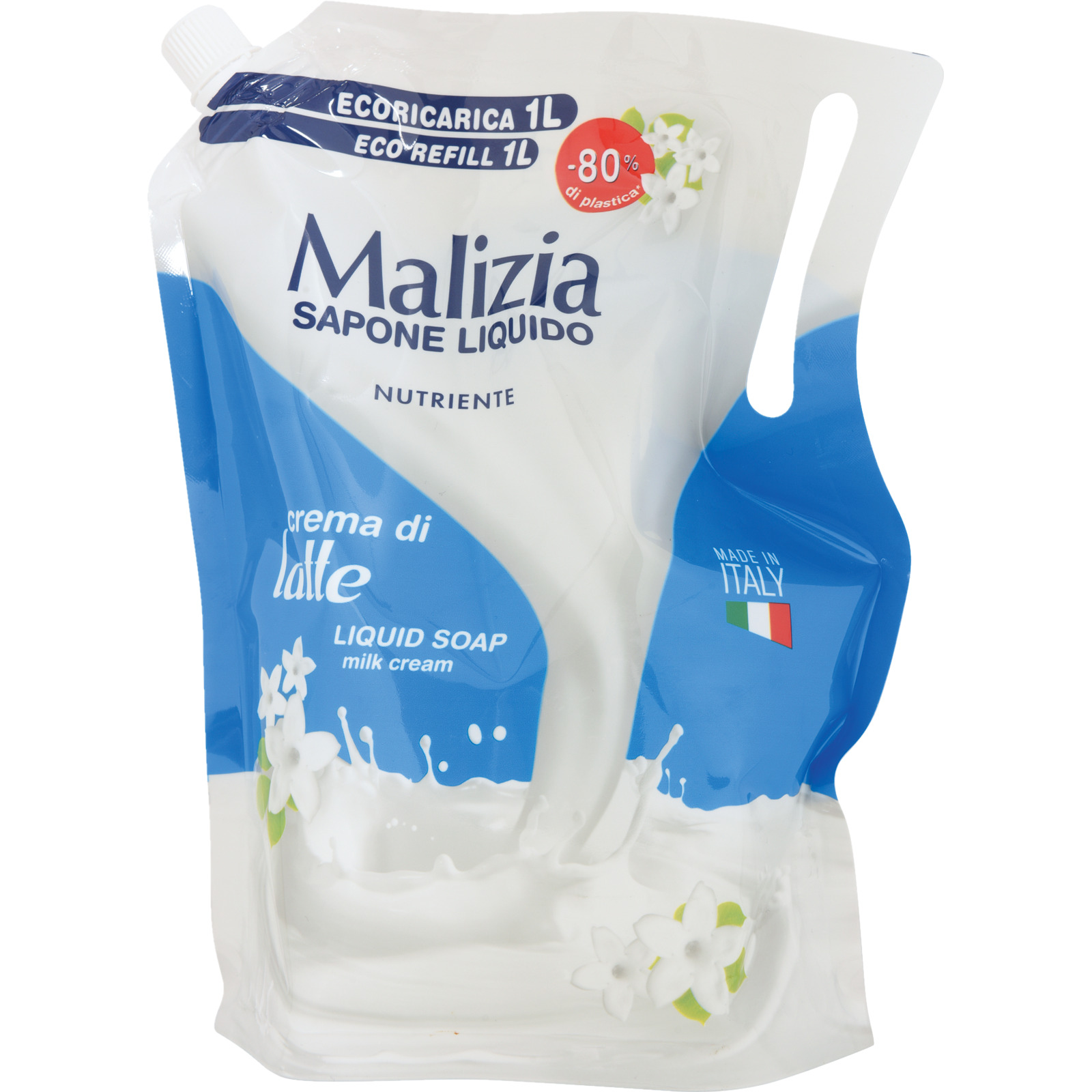 Malizia Flüssigseife Nachfüller Milchcreme 1000 ml