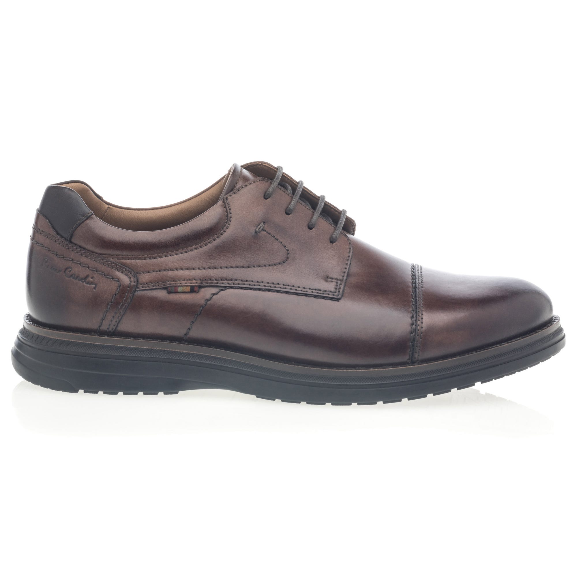 Derbies Homme en cuir marron