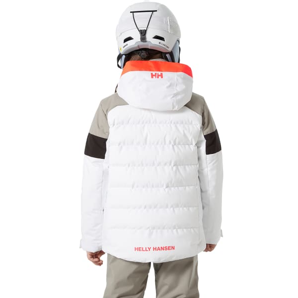 Veste de ski HELLY HANSEN JR DIAMOND JACKET WHITE