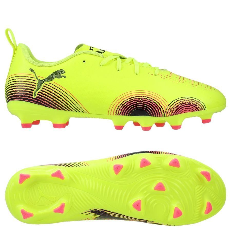 PUMA Future 8 Play FG/AG Audacity - Jaune/Noir/Sun Struck Enfant