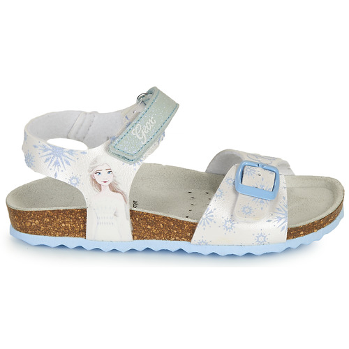 Geox - ADRIEL GIRL - Blanc / Bleu