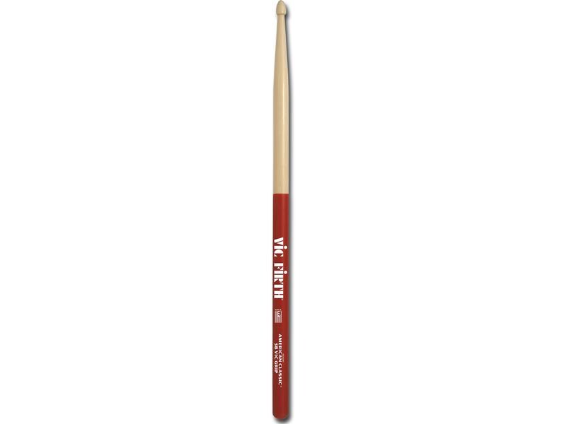 Vic Firth Drumsticks 5BVG – 1 Paar American Classic 5B mit Vic Grip-Beschichtung