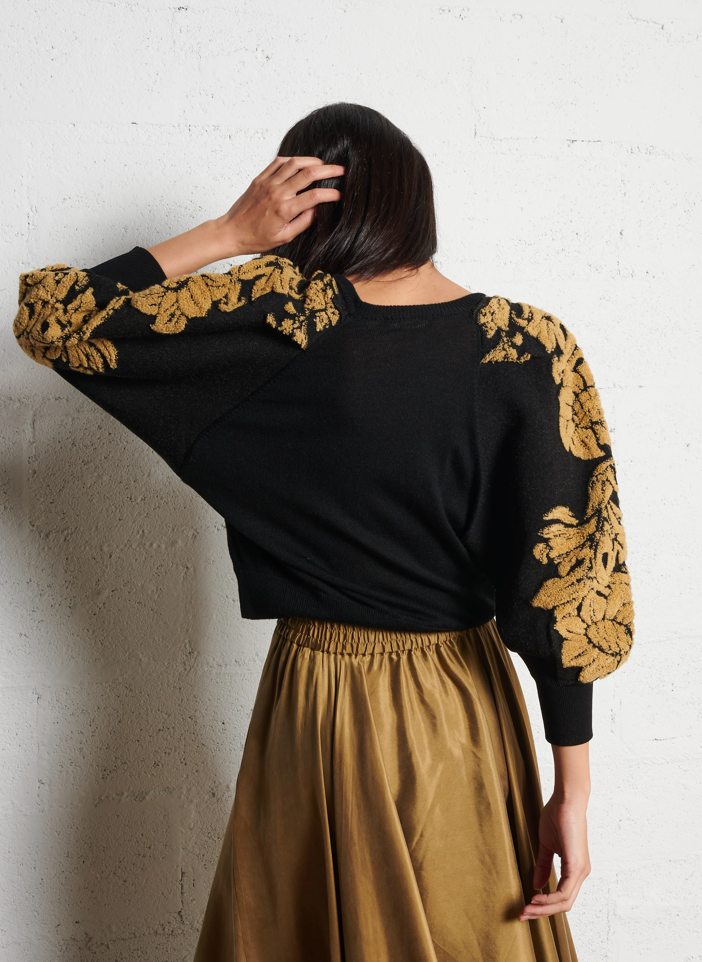 AVELINE - Pull col bateau| Noir