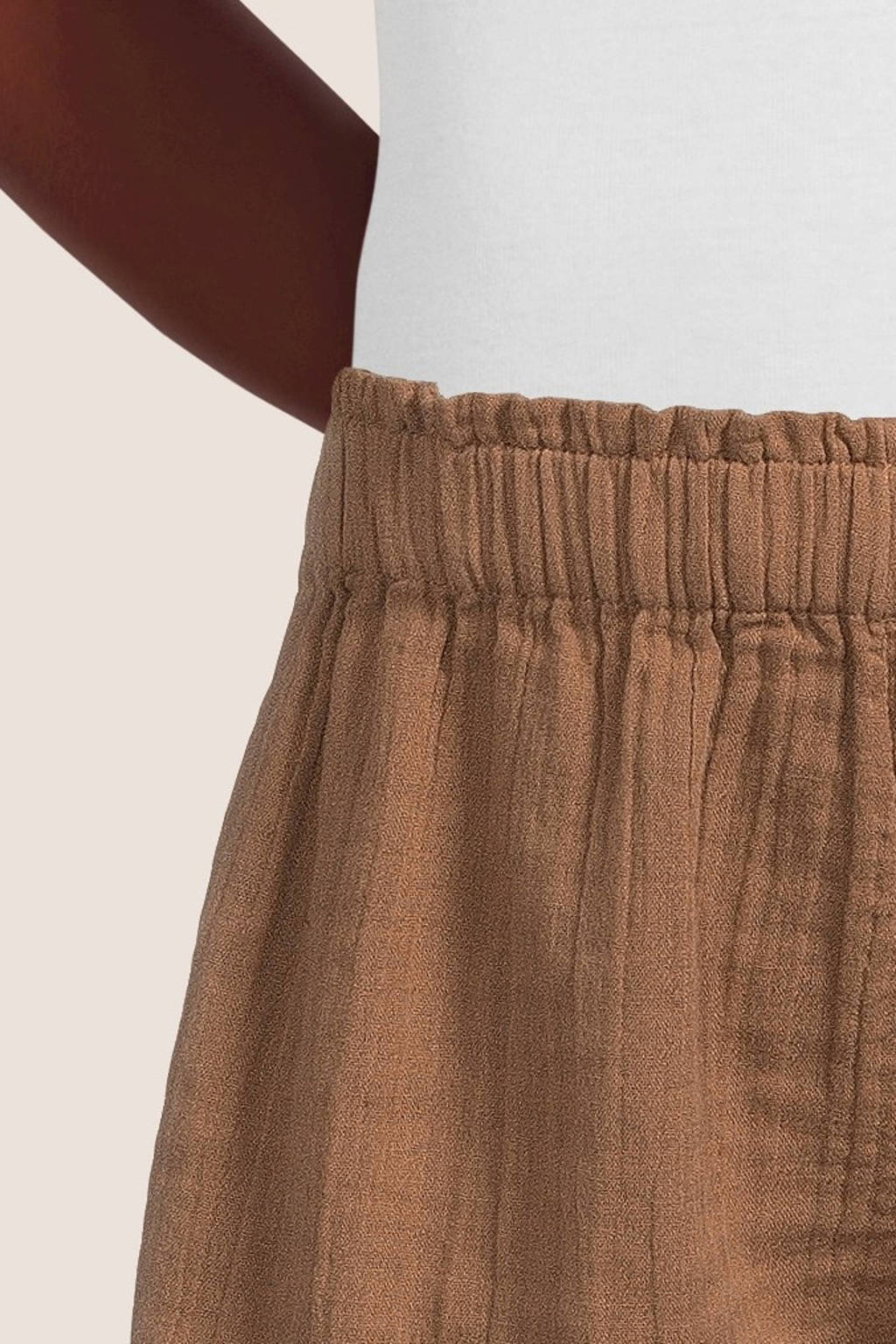 Your Wishes regular fit casual short Elianne bruin