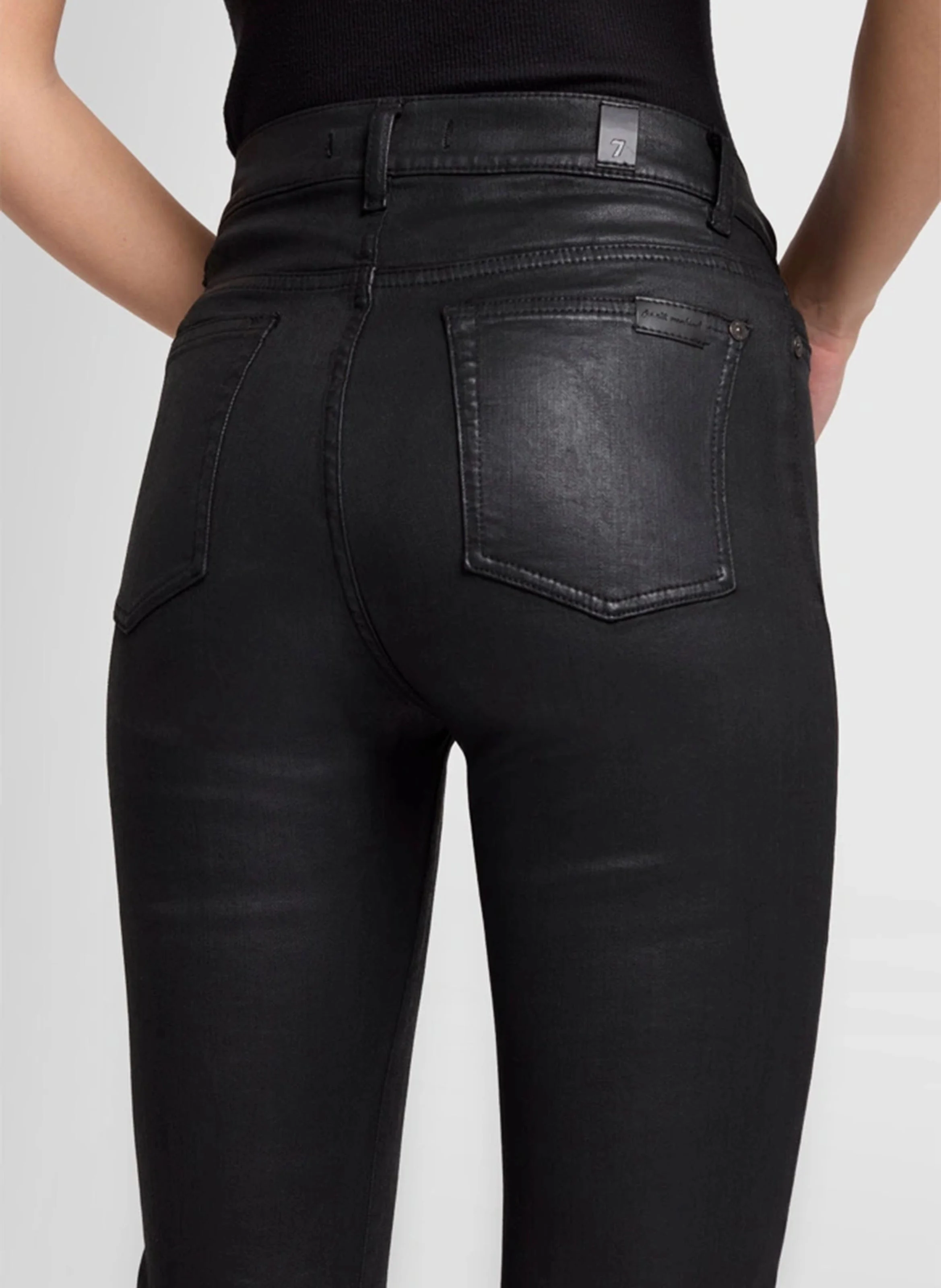 DAISY - Jean slim en coton mélangé | Noir