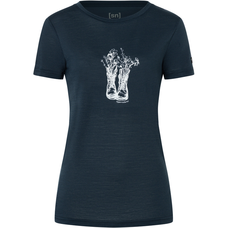 Super.Natural Damen Flower Boots T-Shirt