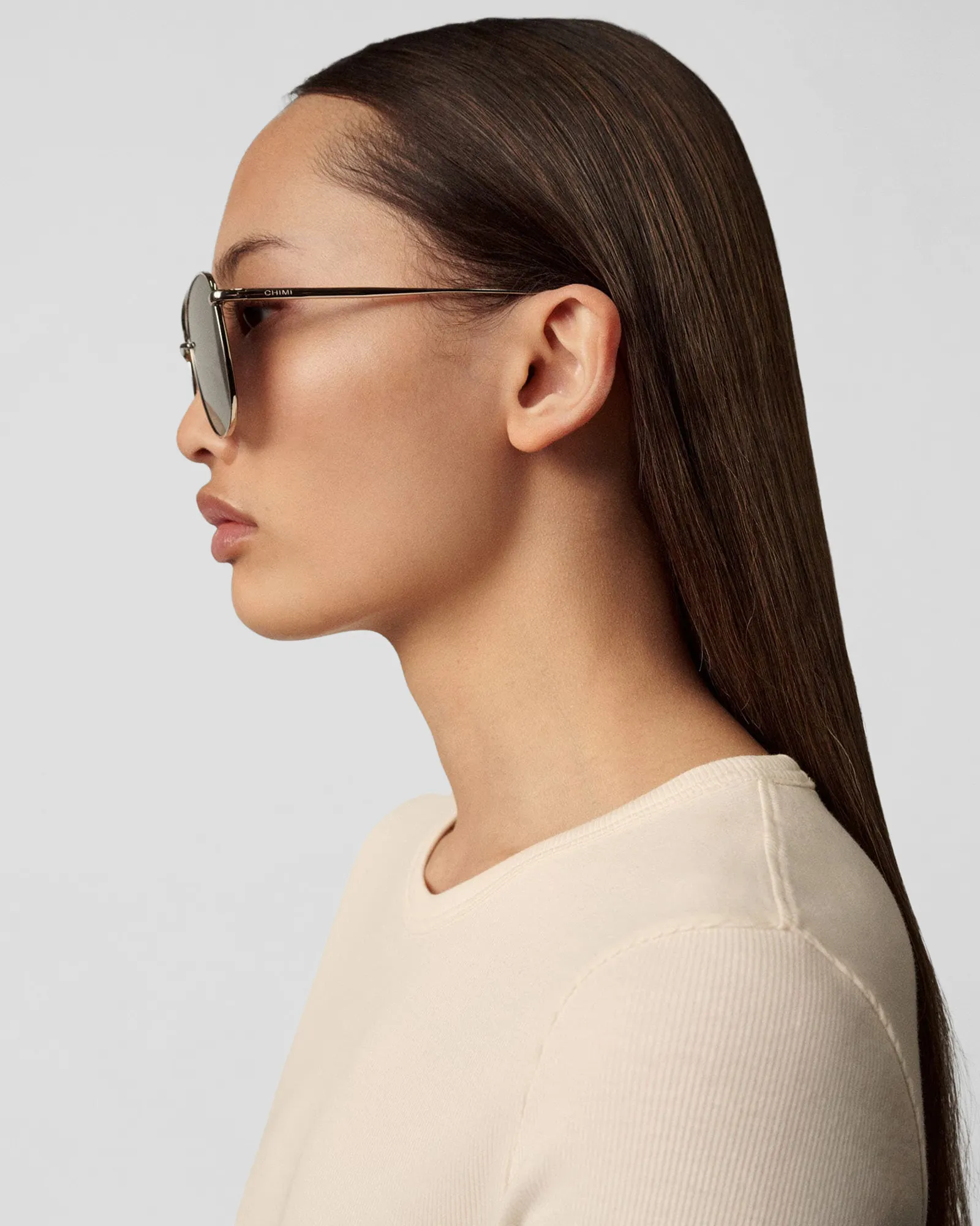 Chimi Eyewear PILOT GREY P SUNGLASSES