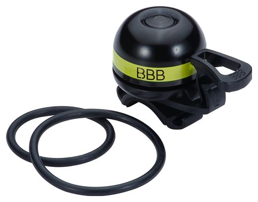 Sonnette BBB EasyFit Deluxe Noir/Jaune