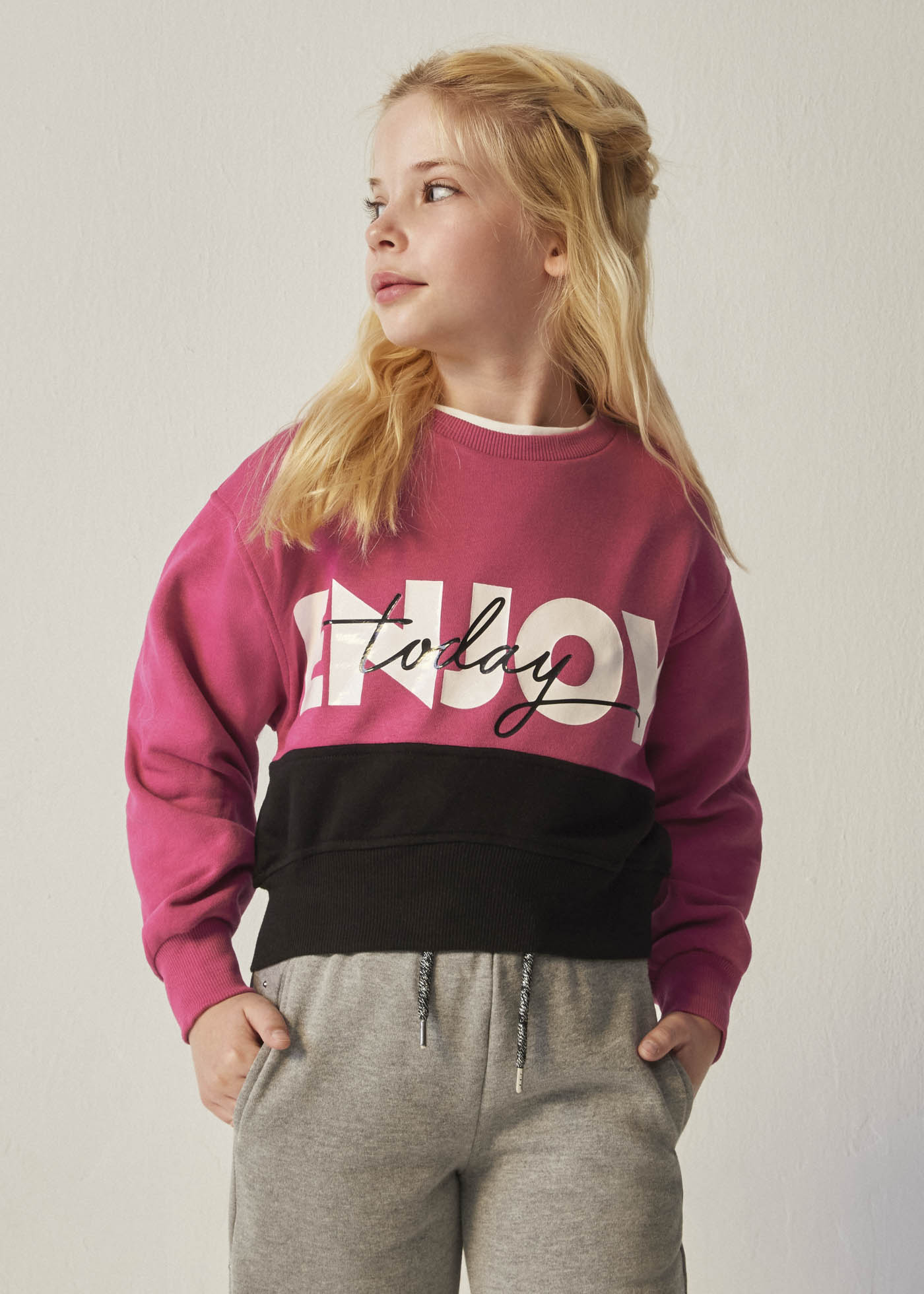 Moletom feminino com mensagem