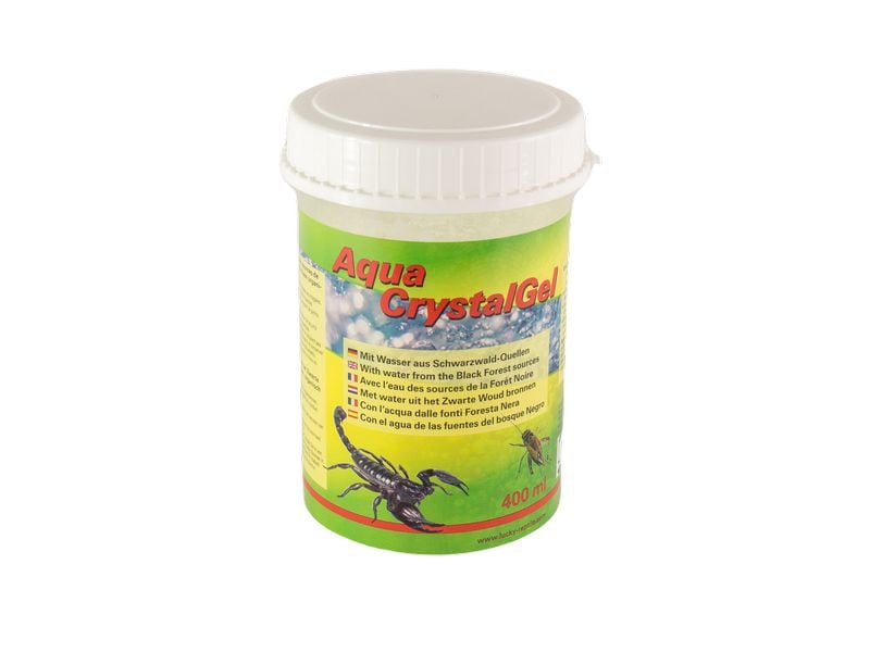 Lucky Reptile Ergänzungsfutter Aqua Crystals Gel 400 ml Fertiges Feuchtegelee