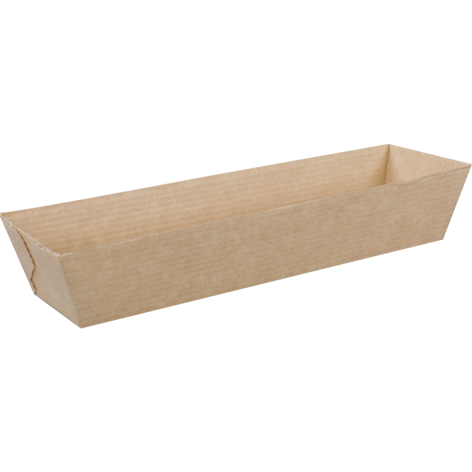 Depa Bak, Ersatzpapier, A16, Golfpapieren snacklijn, snackbak, 168x40x33mm, bruin