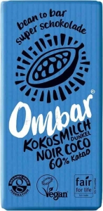 Ombar Schokolade Kokosmilch 60%, 35g
