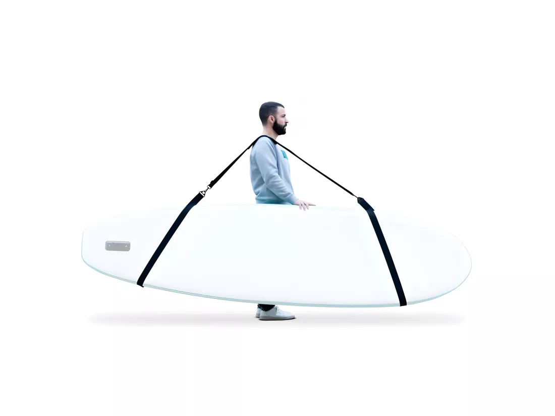 Sangle de transport pour Stand Up Paddle Universel et Réglable - Noir